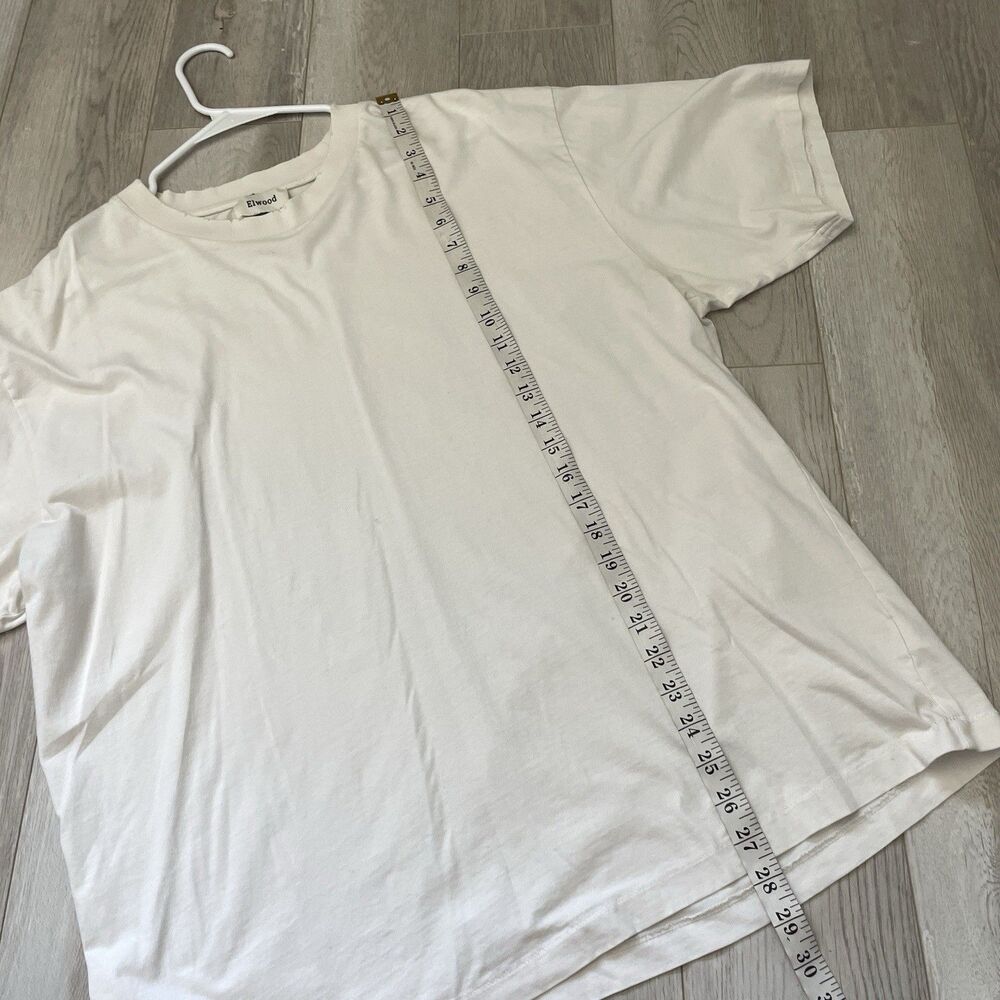 Elwood Crewneck Tshirt organic cotton oversized core distressed mens (large) - Picture 6 of 6